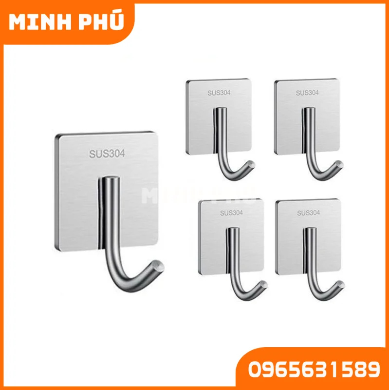 Móc dính tường inox