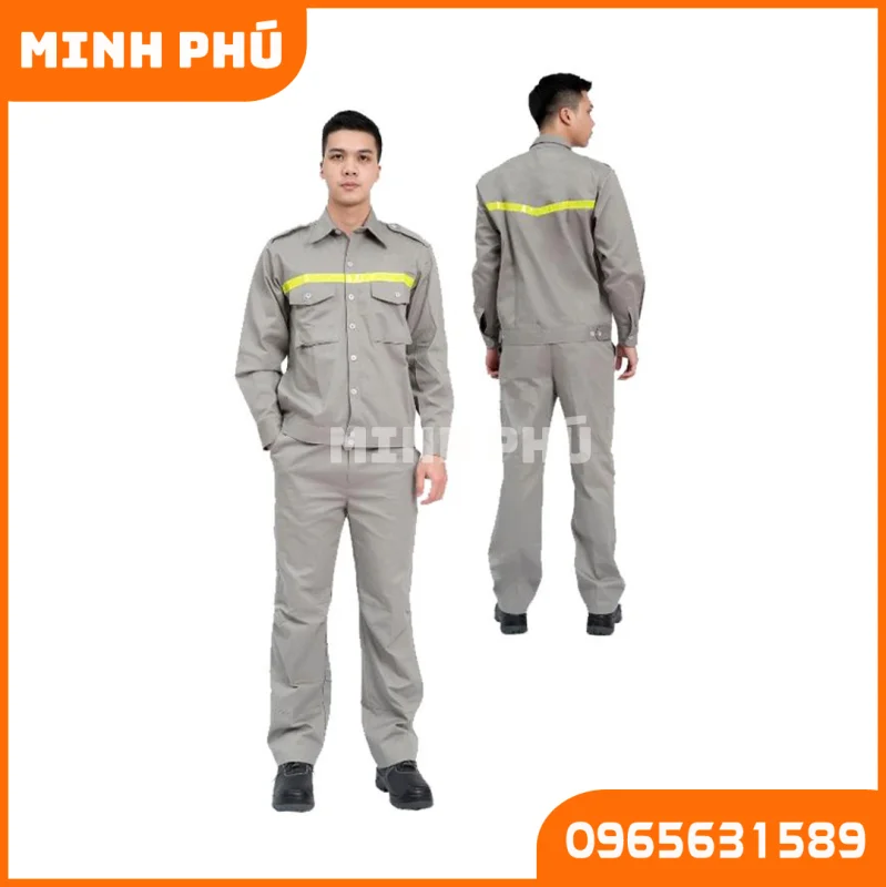 Quần áo BHLĐ túi hộp phối màu