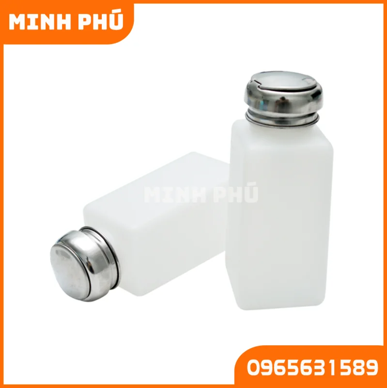 Lọ đựng dung dịch nắp inox
