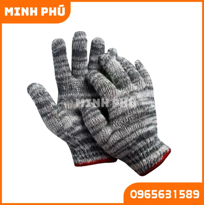 Găng tay len muối tiêu