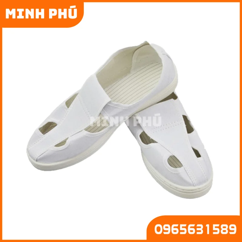 Giày Phòng Sạch Chống Tĩnh Điện Lưới Thoáng