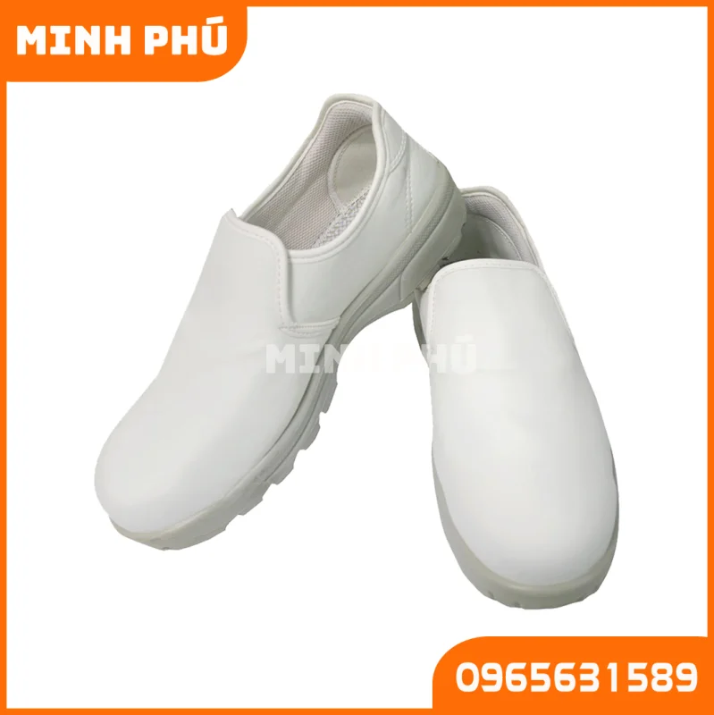 Giày phòng sạch mũi sắt đế PVC