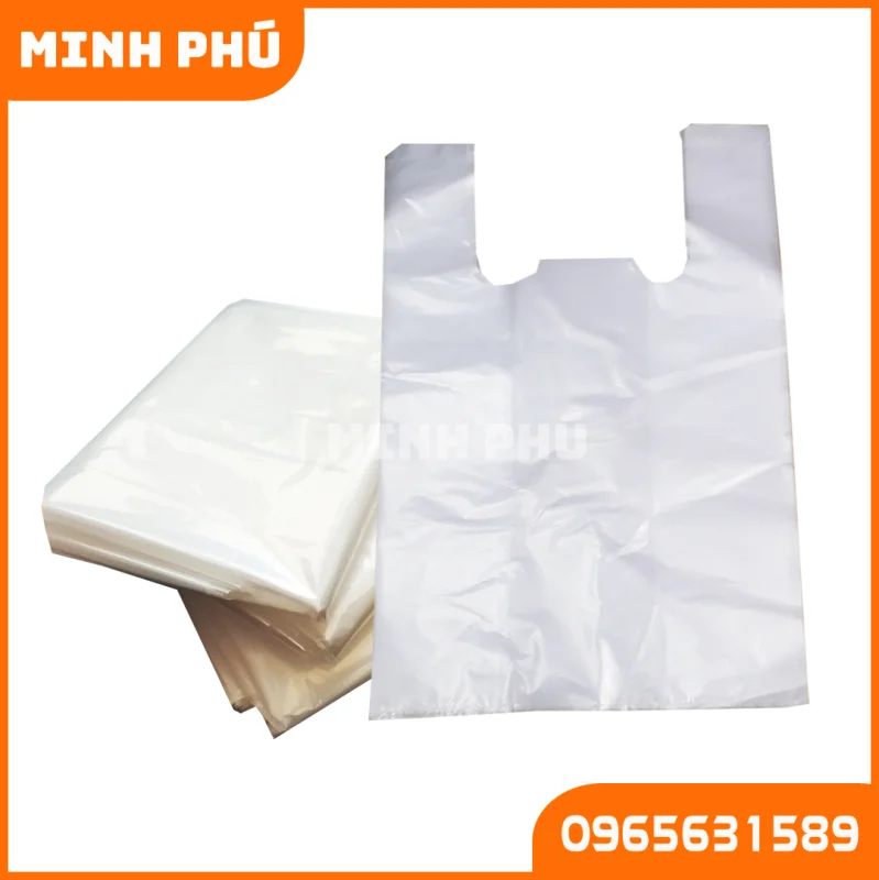 Túi nilon trắng 5kg, 10kg, 25kg loại 1